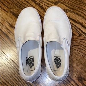 Vans Slip Ons White